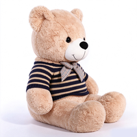 Ourson en peluche en gros d'usine avec vêtements - Adorable poupée en peluche moelleuse, cadeau de vacances pour enfants