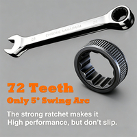 Clé à cliquet 72 dents finition miroir 6-32 mm pour réparation domestique, outils manuels, entretien mécanique automobile et de vélos