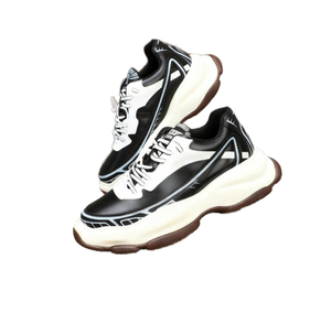 Zapatillas Deportivas Casuales para Hombre, Diseño 2026, Marca de Alta Gama, Suela Gruesa, Aumentan la Estatura, Parte Superior de Piel, Suela de Goma - Product Image 1