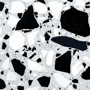 Palladiana Terrazzo-ML-IT004-Terrazzo ด้วยหินอ่อนสีดำและหินอ่อนสีขาว - Product Image 1