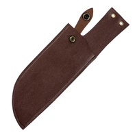 Étui en cuir PU pour couteau de boucher, protection pour couteau de cuisine avec couteau de 8 pouces avec boucle ronde