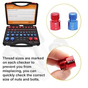Chủ đề Checker, Nut và Bolt chủ đề Checker, Bolt Kích thước và chủ đề đo - Product Image 3