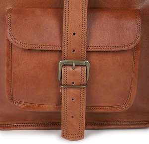 Sac à dos en cuir véritable pour femmes et hommes Sac à dos en cuir et sac à dos en cuir pour ordinateur portable pour femmes - Product Image 4