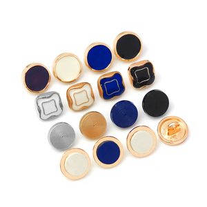 Usine de boutons KUNSHUO, boutons en métal pour uniformes, couture, zamac, logo personnalisé, 8 mm, 9 mm, 10 mm, 11 mm, mini boutons en métal à tige pour vêtements - Product Image 2