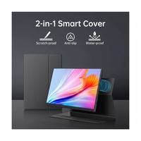 Monitor Portabel LCD IPS 10.5 Inci 1920X1280 Casing Kulit 60Hz Plug & Play Tipe C Laptop Gaming PC Ponsel PS4 PS5 Switch