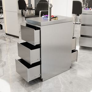 Wss Professional Beauty Stainless Steel <b>Trolley</b> Luxury Beauty Salon Cabinet Tool Drawer Salon Beauty <b>Trolley</b> Two-way Drawer - Product Image 3