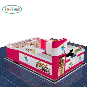 Nước Giải Khát Di Động Cà Phê Nước Trái Cây Hiện Đại Quầy Bar Ice Cream Cửa Hàng Quầy Kiosk Và Đồ Nội Thất Thiết Kế Cửa Hàng Trà Bong Bóng - Product Image 3