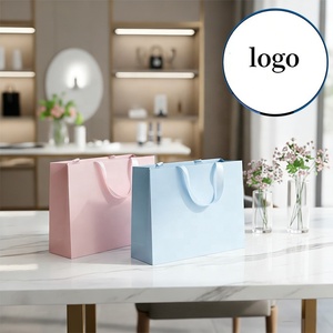<span class=keywords><strong>Sac</strong></span> fourre-tout en papier kraft biodégradable et écologique, multi-tailles, durable, impression offset, pour supermarché, exposition, cadeaux - Product Image 6
