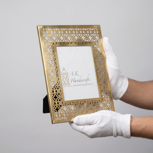 Cadre photo en métal laiton découpé au laser sur mesure pour la décoration intérieure (vente en gros) - Product Image 2