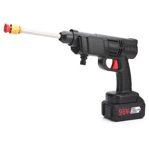 Lavadora de coche multifuncional de alta presión Conveniente Versátil ABS Pistola de agua eléctrica inoxidable para lavado de coches Opciones de 21V - Product Image 4