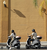 DAZZ 2000W Moteur 60V30Ah Batterie Au Lithium Portable Style Classique Commutation Scooter Électrique Moto