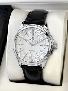 Reloj de pulsera de acero para hombre - resistente al agua con diseño de abanico plegable - reloj casual elegante y atractivo - Product Image 6