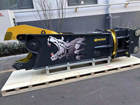 Cisaille hydraulique MONDE Eagle pour déchiquetage de ferraille, attache pour excavatrice, pour la découpe de métaux et les travaux de démolition de bâtiments
