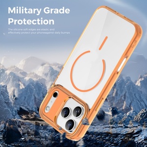 Funda Magnética Transparente de Alta Calidad para iPhone 17 11 12 13 Pro Max 14 15 16 Plus 17 Air, Carga Inalámbrica, Protección Antigolpes - Product Image 3