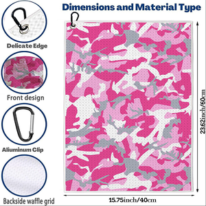Toalla <span class=keywords><strong>de</strong></span> Golf con Diseño <span class=keywords><strong>de</strong></span> Piña, Toalla Deportiva <span class=keywords><strong>de</strong></span> Secado Rápido para <span class=keywords><strong>Hombre</strong></span> - Product Image 4