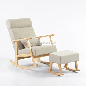 Modern Design Rocking Chair for Nursery Living Room Hospital New Parents Breastfeeding Newborn - Product Image 1