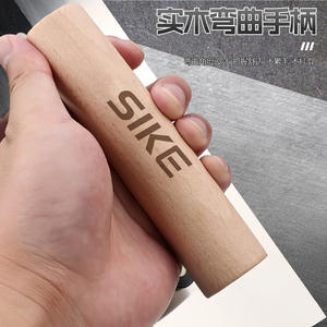 En gros, Spatule de plâtrage et de lissage en <span class=keywords><strong>acier</strong></span> inoxydable pour application de mastic, <span class=keywords><strong>pose</strong></span> de carrelage et maçonnerie, avec manche en bois - Product Image 3