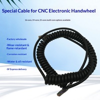 Câble électronique Makinopc pour volant numérique, ligne spéciale, câble spiralé pour lance-pierre, câble pour machine-outil CNC, 16, 19, 25 brins, MPG