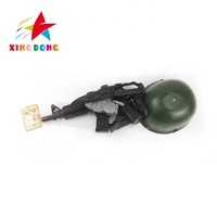 Casque militaire en plastique Jouets militaires pour enfants Ensemble de jeu à vendre