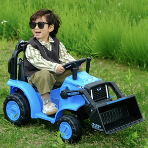 Nouveaux modèles à prix bas, excavatrice électrique pour enfants 2,4 G RC, ensemble de jouets de construction à piles, benne, remorque pour filles - Product Image 5