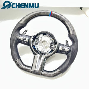 พวงมาลัยคาร์บอนไฟเบอร์สำหรับรถ BMW, F10 F25 F16 <span class=keywords><strong>F30</strong></span> F45 F34 F80 F18 M5 X1 X2อะไหล่รถยนต์สำหรับ BMW - Product Image 1
