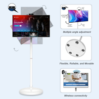 Televisor inteligente Incell de 32 pulgadas pantalla táctil giratoria Tiktok 4 + 64G Android13 retroiluminación LED portátil 1920*1080 HDTV televisores inteligentes blancos