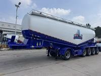 Promotion : Semi-remorque citerne à ciment 3 essieux 50 m³ avec compresseur d'air diesel pour le transport de ciment en Afrique