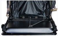 Carpa de techo rígida de aluminio ENJION OD03-135 para 4 estaciones, doble capa, para todoterreno, con varilla hidráulica alemana.