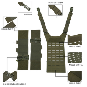 เสื้อกั๊กยุทธวิธีสายรัดไนลอนอุปกรณ์ล่าสัตว์กลางแจ้งอเนกประสงค์ - Product Image 4