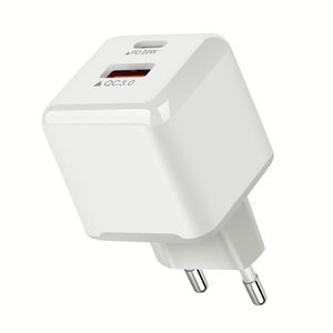 QC3.0 PD 20W Quick Charger A+<b>C</b> Power <b>Adapter</b> <b>Type</b> <b>C</b> Charger Block Travel Portable Charge <b>USB</b>-<b>C</b> Charger for Smart Phones - Product Image 4
