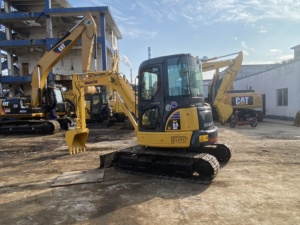 Pelle d'occasion bon marché 5.5 tonnes Mini pelle d'occasion Komatsu PC55MR Japon Petite pelle sur chenilles d'occasion à vendre - Product Image 6