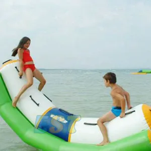 Nổi trò chơi thể thao hồ bơi nước Inflatable đồ chơi Inflatable nước bập bênh Rocker ống đơn Inflatable nước bập bênh