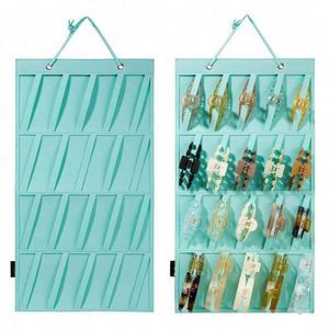 High Quality Felt Hair Clip <b>Storage</b> Organizer <b>Hanging</b> on <b>Wall</b> for Girls Headband Accessories Display Bag with Factory Price - Product Image 5