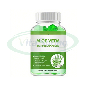 VitaSpring 천연 보충제 알로에 베라 추출물 소프트 캡슐 슬리밍 비타민 E 알로에 베라 소프트젤 - Product Image 3