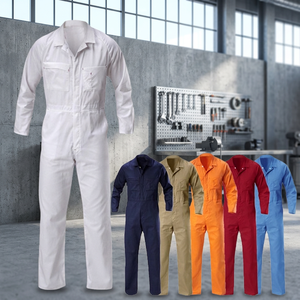 Nuevo mono de trabajo de poliéster y algodón de manga larga, mono de seguridad unisex para todas las estaciones - Product Image 3