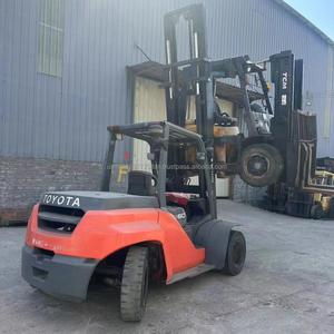 Used for TOYOTA FD60 1 Ton Diesel <b>Forklift</b> 4WD 4X4 All Terrain off Road <b>Forklift</b> with Diesel Engine - Product Image 6