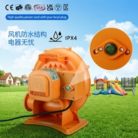Souffleur d'air électrique 110V 300W-750W à faible bruit avec lames en plastique pour châteaux gonflables, toboggans et événements extérieurs