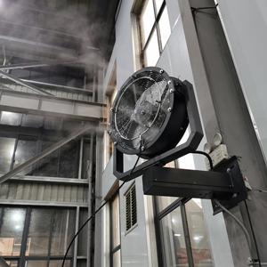 Ventilateur mural électrique 24 pouces, brumisateur industriel, ventilateur mural à pulvérisation d'eau, moteur avec protection IP65, débit d'air de 13000 m³/h - Product Image 1