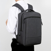 Mochila de Computadora Simple, Estilo Moderno, para Negocios y Ocio, de Poliéster, Impermeable, Resistente, para Senderismo, Camping, Escalada