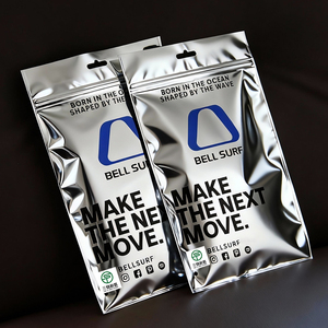 3 Side Seal glossy finish Aluminum Foil Packaging Bags | Slider Zipper Handle Reusable packaging Bags for tools and parts - Product Image 1