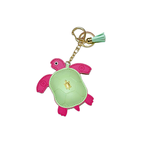 Llaveros de cuero PU con diseño de animales creativos (Dachshund, Tortuga), dijes para bolsos, accesorios para bolsos y etiquetas para equipaje - Product Image 1