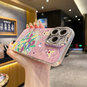 Sáng Tạo Đẹp Hoa Shell Đối Với Apple 16Promax 15 14 13 12 11 Điện Thoại Trường Hợp Chống-Mùa Thu Phụ Nữ Cô Gái Điện Thoại Di Động Bìa Đối Với iPhone - Product Image 6