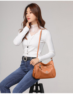Women Soft PU Leather Luxury Handbag Messenger Fashion Shoulder Crossbody <b>Bag</b> Ladies Designer Classic Purse Handbag - Product Image 2