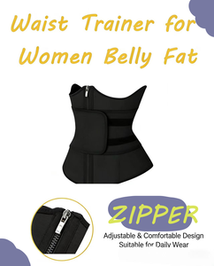 100% Latex Waist Trainer Cincher Belt Trimmer Women Open Cup Corset Lumbar Support BBL Colombian Girdle <strong>Tummy</strong> <strong>Tucker</strong> with Zipper - Product Image 2
