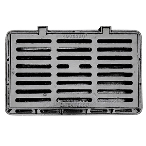 Xingbei, cubierta de rejilla superior de hierro fundido de acero al carbono de alta resistencia, 800*600, rejilla de agua de lluvia, tubo cuadrado duradero D400, 40 toneladas - Product Image 1