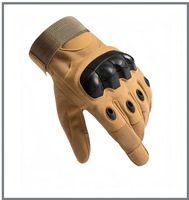 Gants tactiques thermiques en PU pour l'extérieur, doigts complets, pour la chasse, le tir, le cyclisme, la randonnée, utilisation en toutes saisons