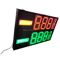 8 pollici 7 segmento Display Led segno di prezzo del Gas con Display a Led prezzo stazione di benzina