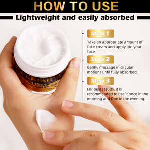 Crema Facial Blanqueadora con Arbutina Orgánica Natural OEM ODM, Elimina <span class=keywords><strong>las</strong></span> Imperfecciones del Rostro, Hidrata Profundamente, Ilumina <span class=keywords><strong>la</strong></span> Piel Opaca - Product Image 4