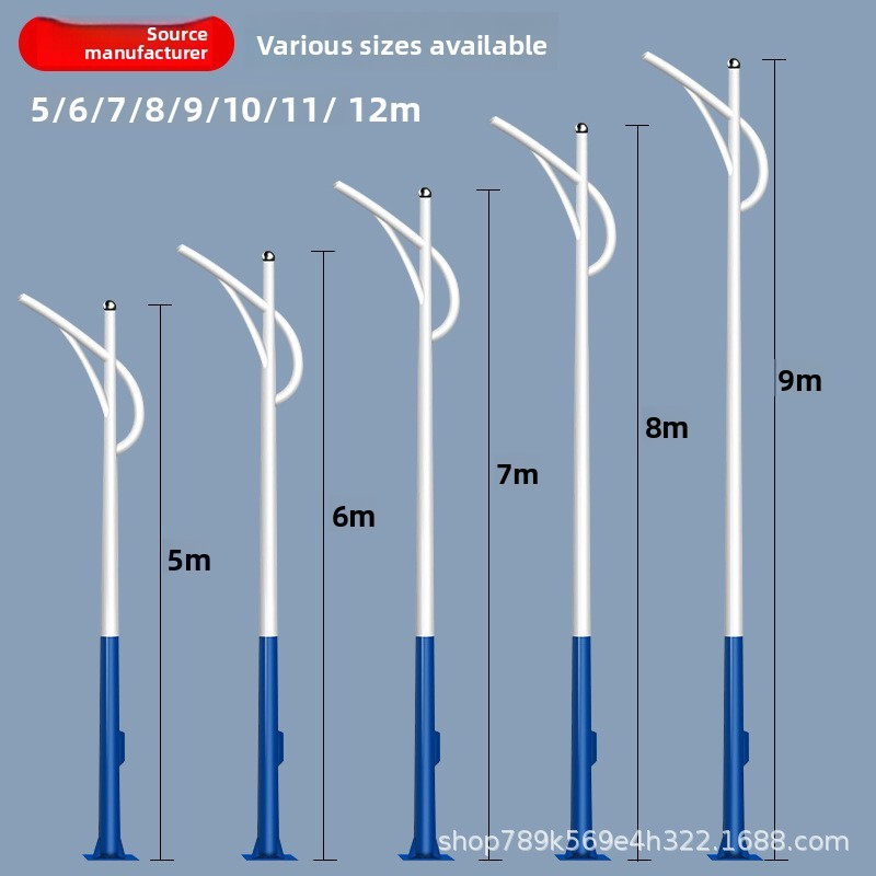 OEM Outdoor Octagonal Steel Lamp Pole