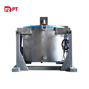 Pequeño horno de fusión de cobre y aluminio Inclinación Hidráulica Industrial Metal Fabricante de horno de fusión de aluminio Osmio reducido - Product Image 2